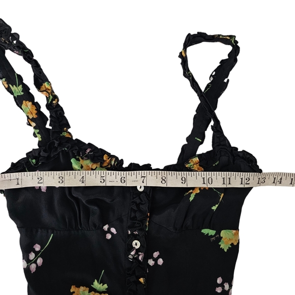 Realisation Par Julia Blossom Dress Silk New With Tags Size XXS - Picture 6 of 10